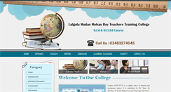 Desktop Screenshot of lalgolamadanmohanroyttc.org